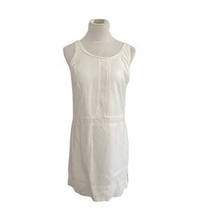 Banana Republic White Sleeveless Dress